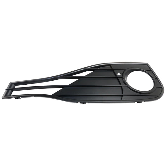 Front, Driver Side Fog Light Trims, Partially Open Grid, Textured Black, For Models Without Sport Line (P7ACA), Modern Line (P7S1A), Luxury Line (P7S2A) and M Aero Package (S715A)