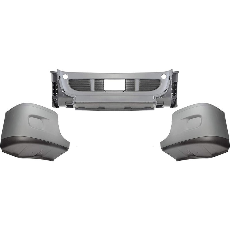 242-6016 Front Bumper, Painted Gray, without Fog Lamp Holes