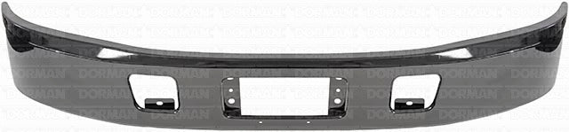242-6082 Front Bumper, Black