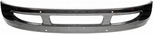 242-6091 Front Bumper, Black, Aerodynamic 2.67 Mm, Small Towhook Hole