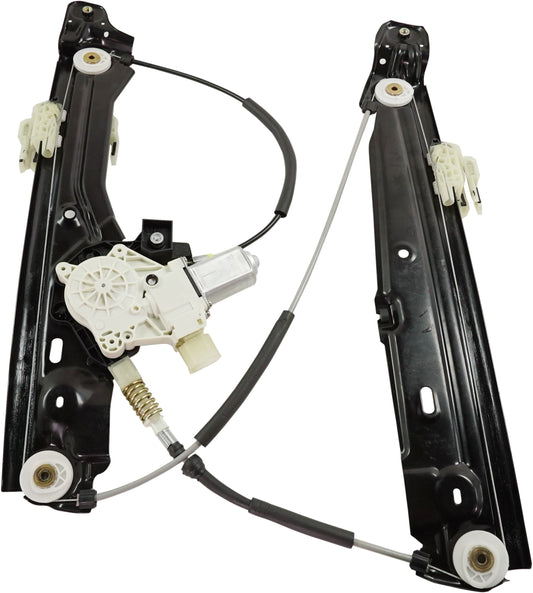 Front, Passenger Side Power Window Regulator, With Motor