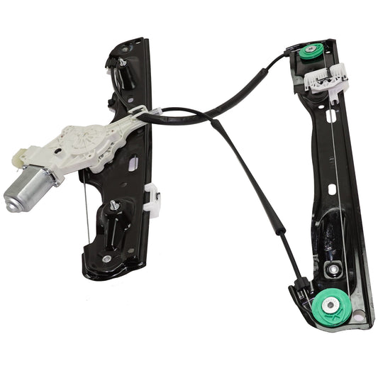 Front, Passenger Side Power Window Regulator, With Motor