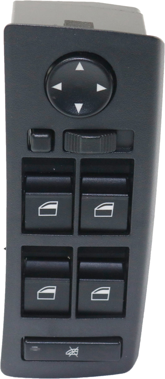 Front, Driver Side Window Switch, Black, For Models with Auto Dimming Mirrors