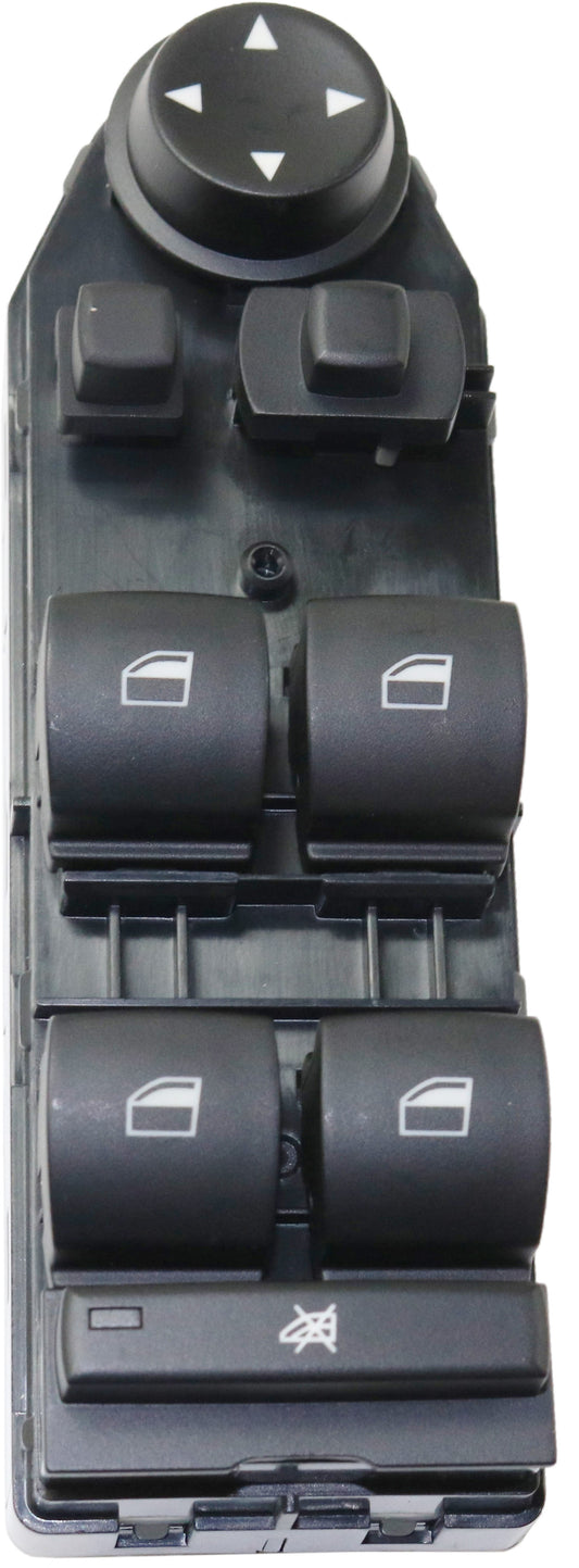 Front, Driver Side Window Switch, Black, with Auto Dimming Mirrors