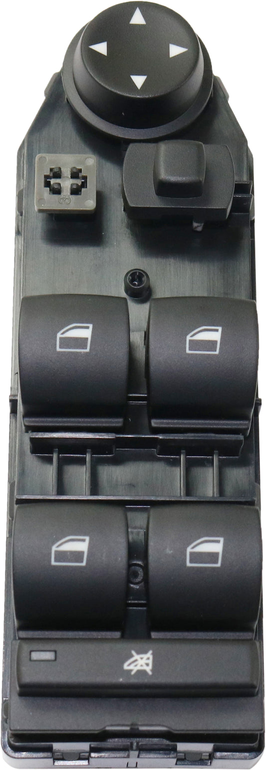 Front, Driver Side Window Switch, Black, without Auto Dimming Mirrors, with Memory Seats