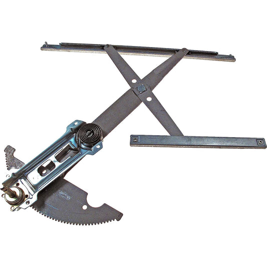740-835 Front, Passenger Side OE Solutions Series Manual Window Regulator, Hand-Crank Type