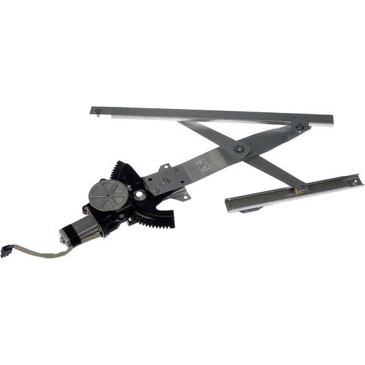 741-757 Sedan Front, Passenger Side OE Solutions Series Power Window Regulator, With Motor