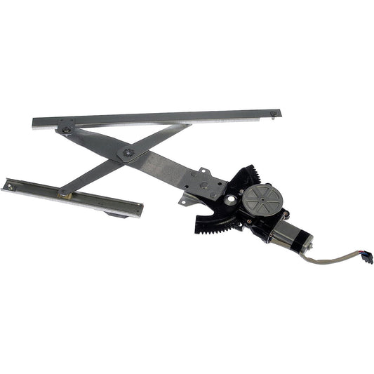 741-758 Sedan Front, Driver Side OE Solutions Series Power Window Regulator, With Motor