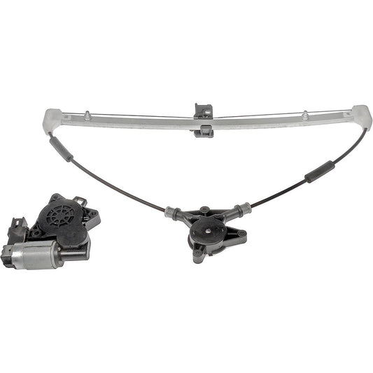 Задний стеклоподъемник 748-206 со стороны водителя, серия OE Solutions, с электроприводом, с мотором