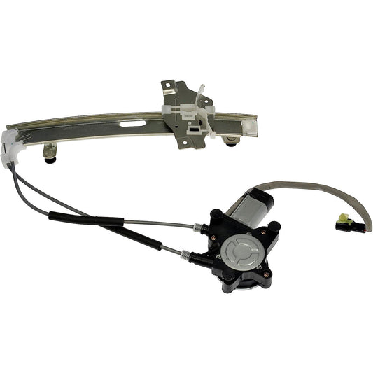 Задний стеклоподъемник со стороны водителя 748-384, серия OE Solutions, с электроприводом, с мотором