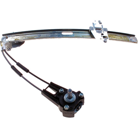 749-127 Sedan Rear, Driver Side OE Solutions Series Manual Window Regulator, Hand-Crank Type