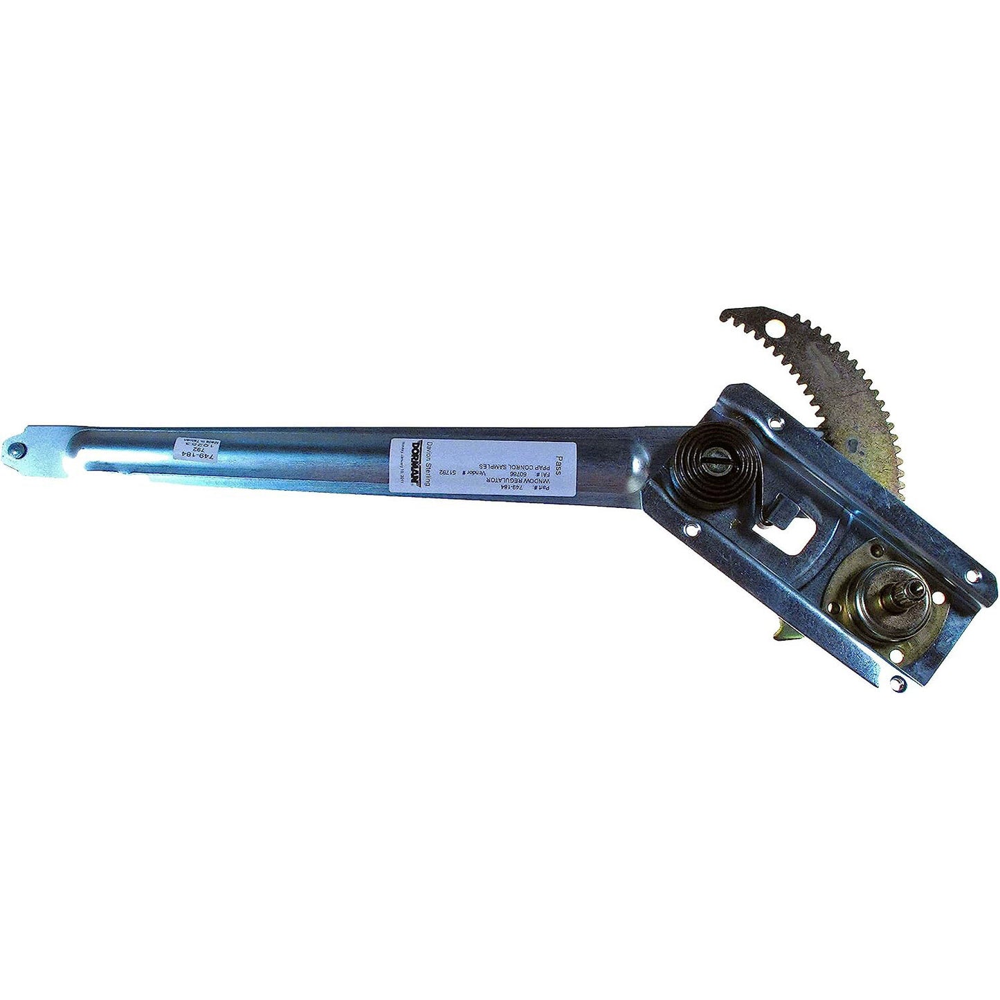 749-184 Front, Driver Side OE Solutions Series Manual Window Regulator, Hand-Crank Type