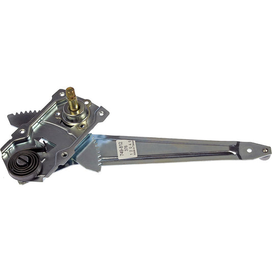 749-812 Rear, Driver Side OE Solutions Series Manual Window Regulator, Hand-Crank Type