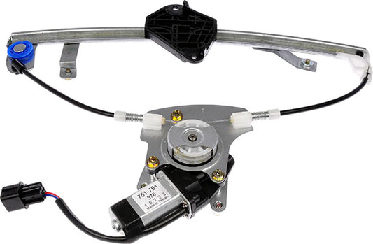 751-751 Rear, Driver Side OE Solutions Series Power Window Regulator, With Motor