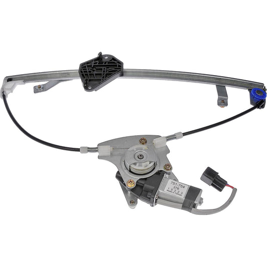 751-754 Rear, Passenger Side OE Solutions Series Power Window Regulator, With Motor