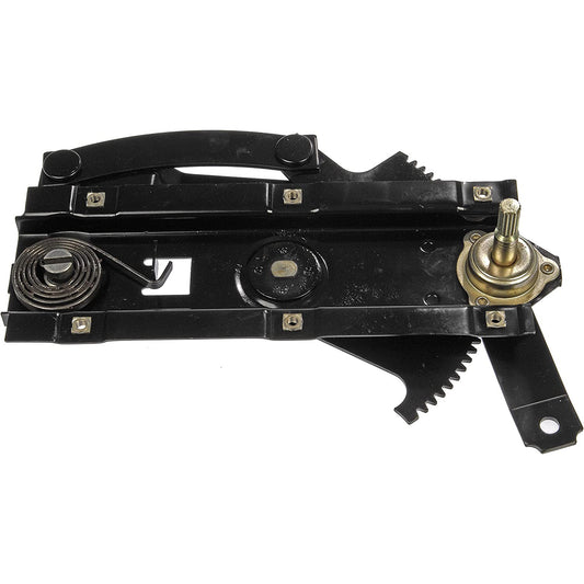 752-128 Rear, Driver Side OE Solutions Series Manual Window Regulator, Hand-Crank Type
