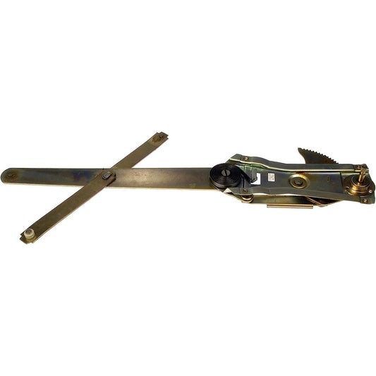 752-134 Front, Driver Side OE Solutions Series Manual Window Regulator, Hand-Crank Type