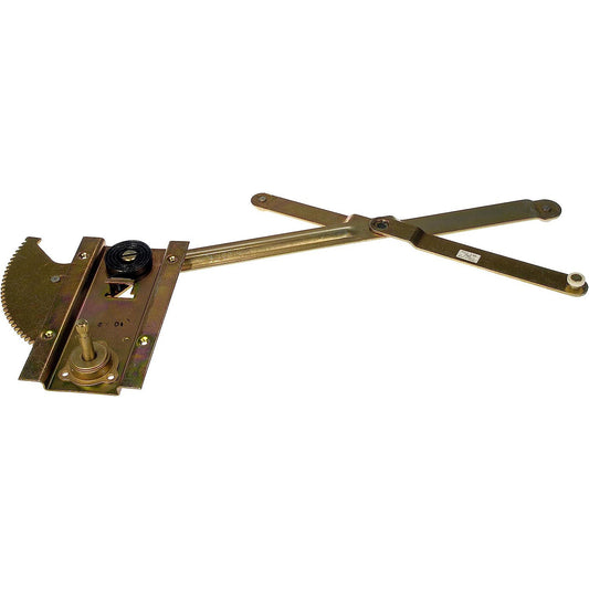 752-138 Front, Driver Side OE Solutions Series Manual Window Regulator, Hand-Crank Type