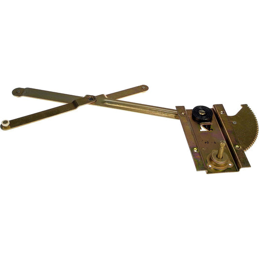 752-139 Front, Passenger Side OE Solutions Series Manual Window Regulator, Hand-Crank Type