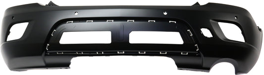 Rear Primed Bumper Cover, With Parking Aid Sensor Holes