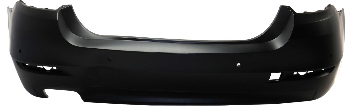 Rear Primed Bumper Cover, Standard, For Models Without M Sport Package, With Parking Aid Sensor Holes