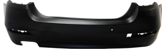 Rear Primed Bumper Cover, Standard, For Models Without M Sport Package, With Parking Aid Sensor Holes