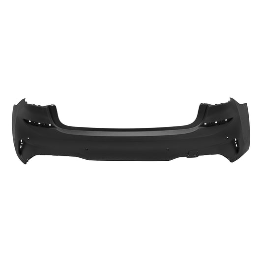 Rear Primed Bumper Cover, Base Model, With Park Distance Control Sensor Holes
