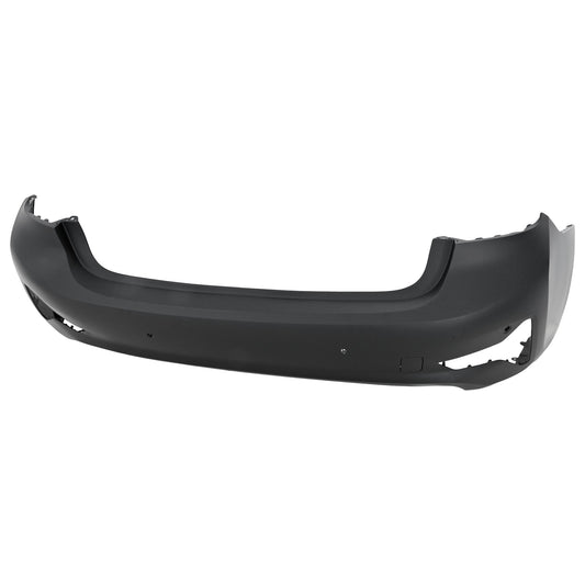 Rear Primed Bumper Cover, Luxury Lines, For Models with Park Distance Control, without Parking Assist and M Sport Package