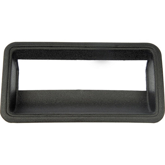 76105 Help Series Tailgate Handle Bezel, Smooth Black Plastic