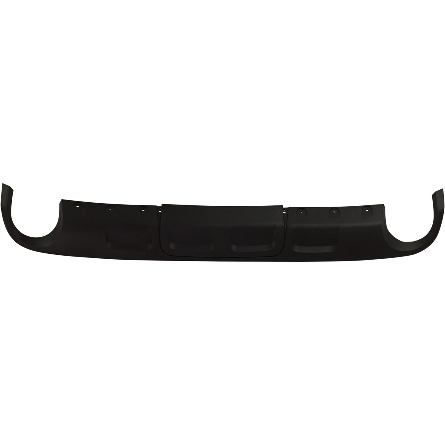 Rear, Lower Valance, Valance Panel, Painted Black