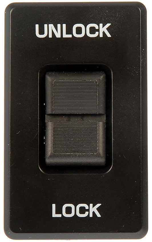 901-068 Front, Driver or Passenger Side Door Lock Switch Black