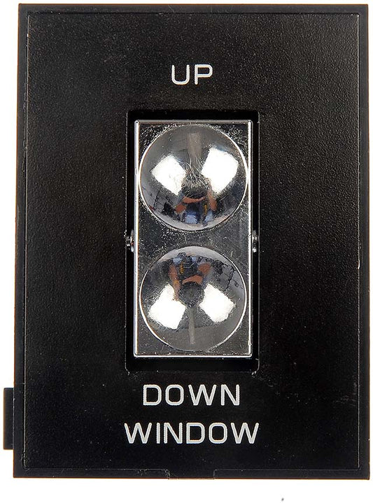 901-069 Front, Passenger Side or Rear, Driver or Passenger Side Window Switch, Chrome