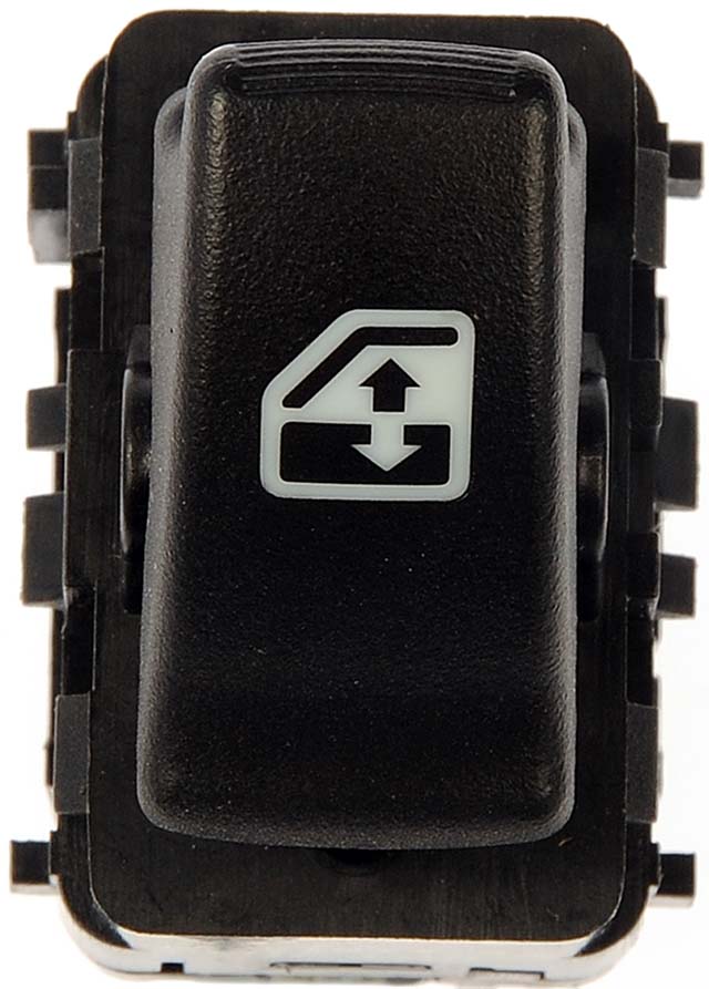901-074 Front, Passenger Side OE Solutions Series Window Switch Black