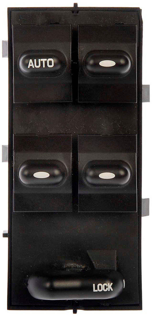 901-078 Front, Driver Side OE Solutions Series Window Switch Black