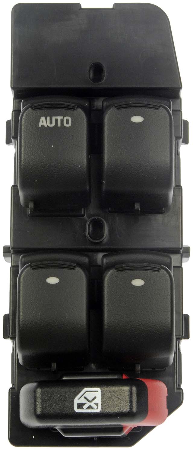 901-079 Front, Driver Side OE Solutions Series Window Switch Black