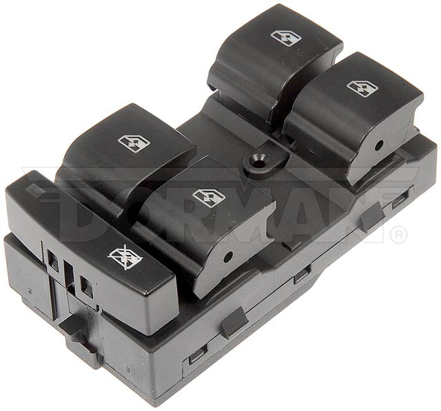901-086 Front, Driver Side OE Solutions Series Window Switch Black