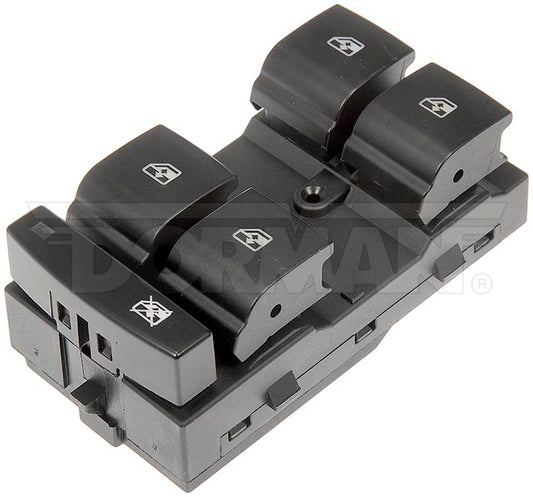 901-086 Front, Driver Side OE Solutions Series Window Switch Black