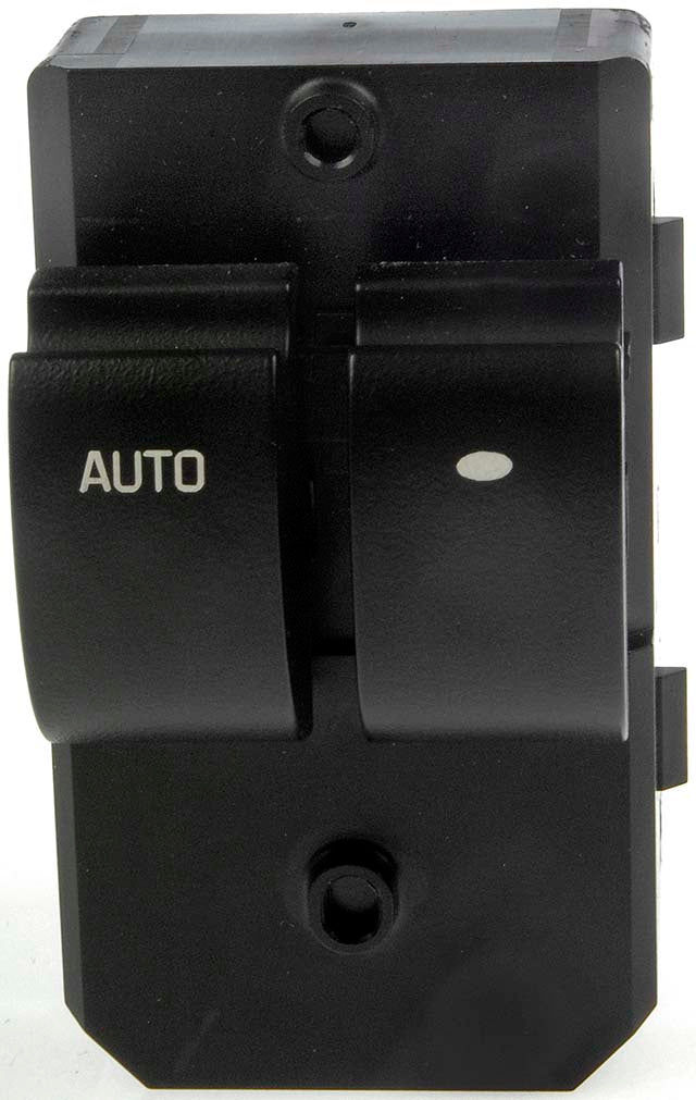 901-091 Front, Driver Side OE Solutions Series Window Switch Black 2 Buttons