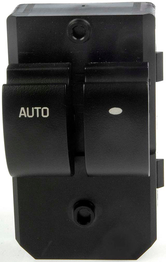 901-091 Front, Driver Side OE Solutions Series Window Switch Black 2 Buttons