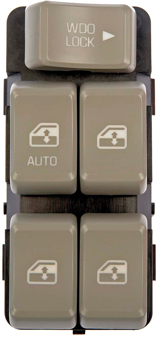 901-094 Front, Driver Side OE Solutions Series Window Switch Gray