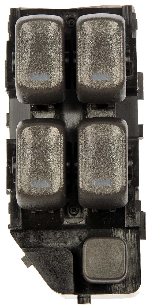 901-100 Front, Driver Side OE Solutions Series Window Switch Gray