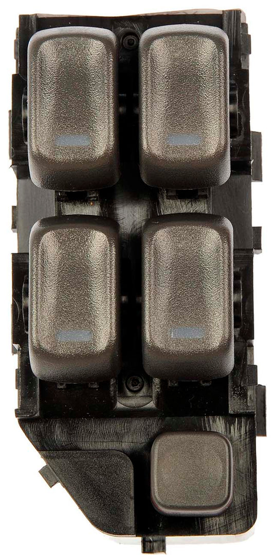 901-100 Front, Driver Side OE Solutions Series Window Switch Gray