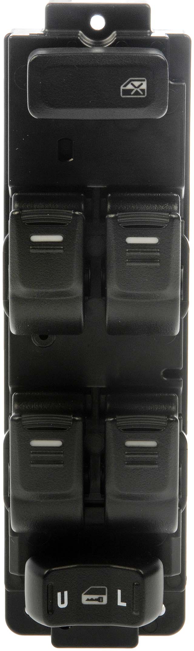 901-103 Front, Driver Side OE Solutions Series Window Switch Black 6 Buttons