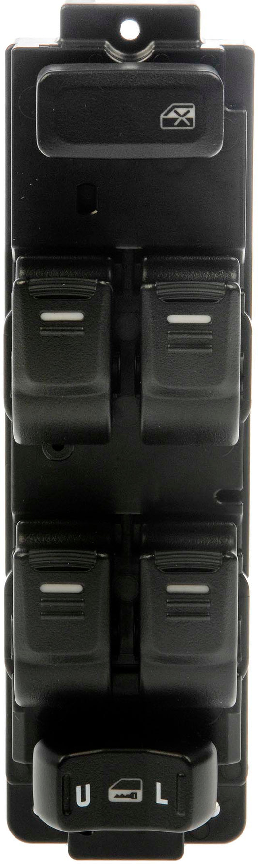 901-103 Front, Driver Side OE Solutions Series Window Switch Black 6 Buttons
