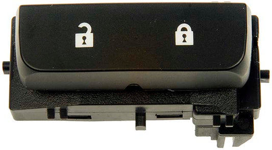 901-119 Front, Driver Side Door Lock Switch Black