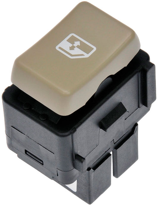 901-148 Front, Passenger Side OE Solutions Series Window Switch Black 1 Button