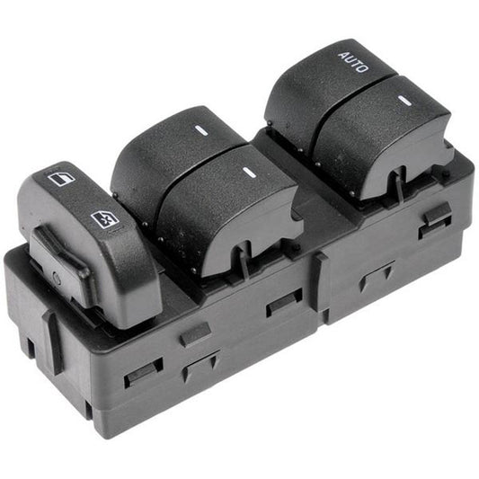 901-208 Front, Driver Side OE Solutions Series Window Switch Black 5 Buttons
