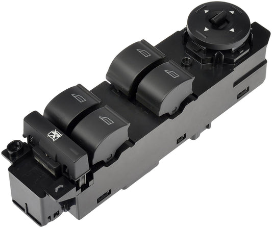 901-220 Front, Driver Side OE Solutions Series Window Switch Black 6 Buttons