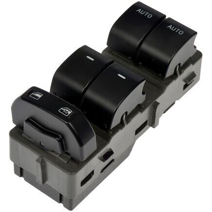 901-226 Front, Driver Side OE Solutions Series Window Switch Black 5-button