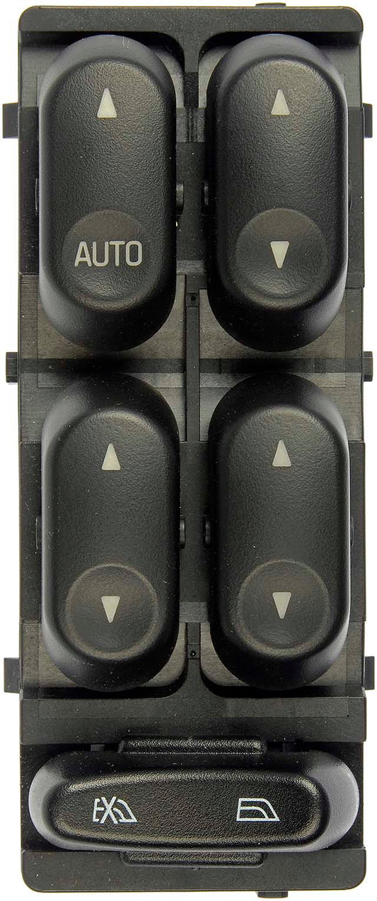 901-314 Front, Driver Side OE Solutions Series Window Switch Black